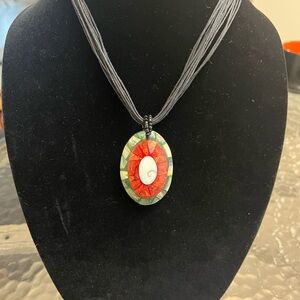 AbaloneMother Of Pearl Pendant Neclace